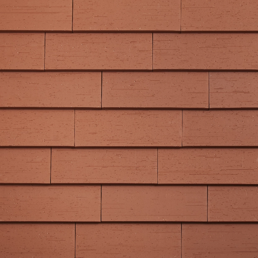 Saga 400U Natural Red. Facadebeklædning fra Komproment